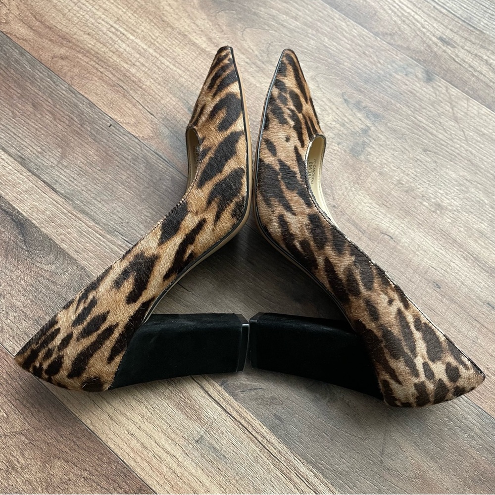 Vince Camuto Leopard-Pattern Pointed Toe Pumps - … - image 7